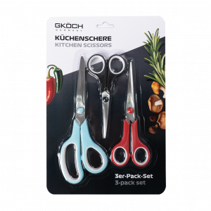 GKÖCH 3ER-KÜCHENSCHEREN-SET