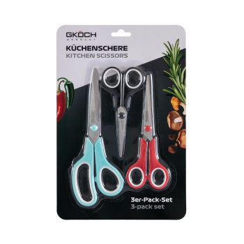 GKÖCH Schere-Set, 3-teillig