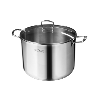 GKÖCH Suppentopf mit Glasdeckel SYC-209, 12L, ø28cm