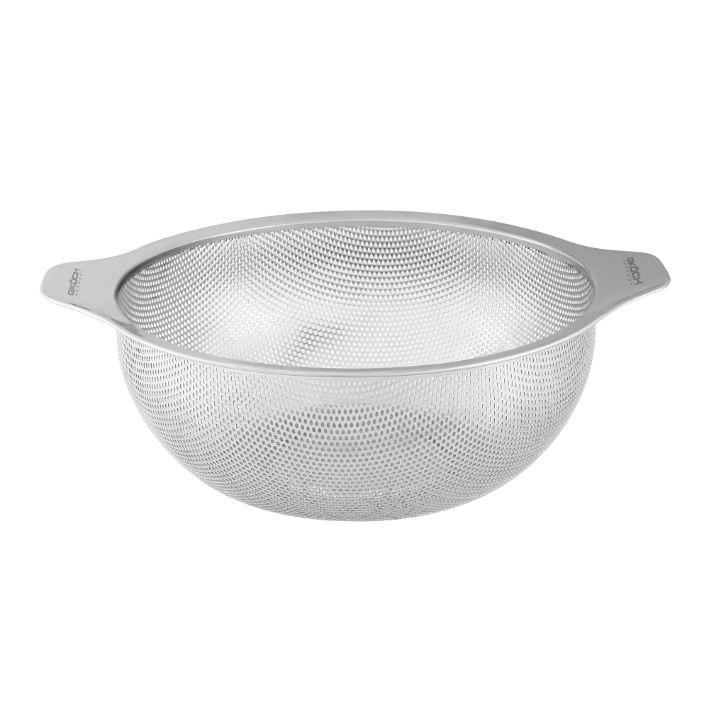 GKÖCH Edelstahlsieb-Set mit integrierten Griffen MYDH0305, 3-teillig (1) (Custom)