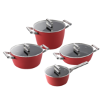 Topf-set KFBSET4 red (6) (Custom)
