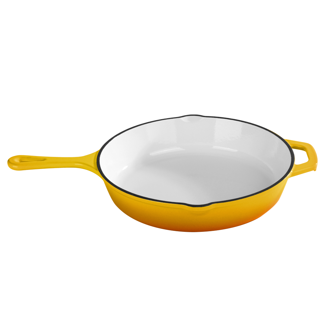 GKÖCH Gusseisenpfanne FR26H Ø26 cm Yellow (2) (Custom)