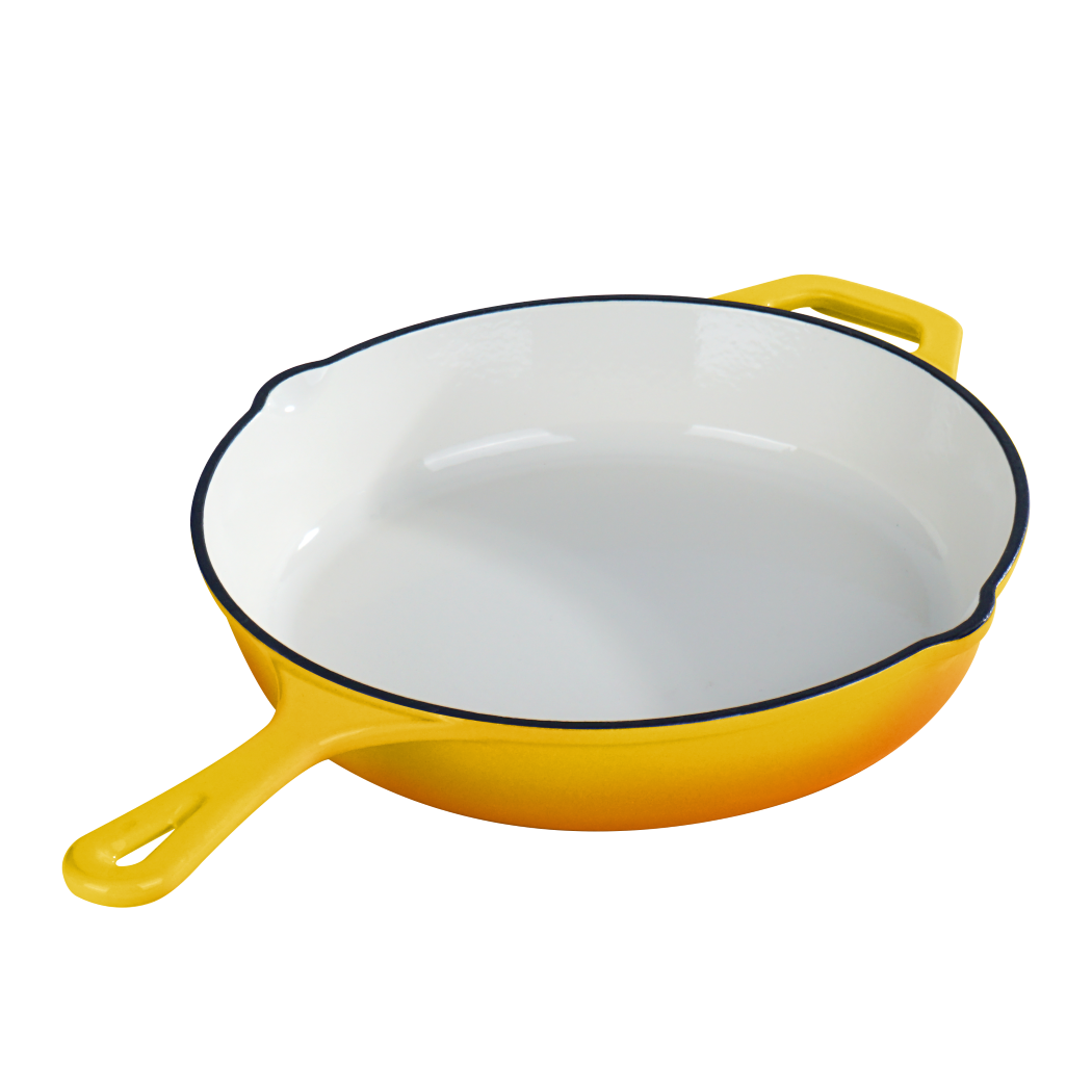 GKÖCH Gusseisenpfanne FR26H Ø26 cm Yellow (4) (Custom)