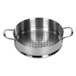 GKÖCH Suppentopf mit Dämpfeinsatz und Glasdeckel Ø28 cm (1) (Custom)