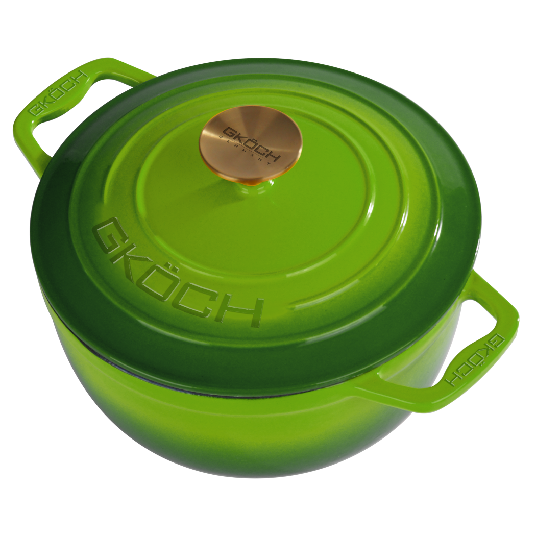 Gusseisen-Schmortopf Green (5) (Custom)