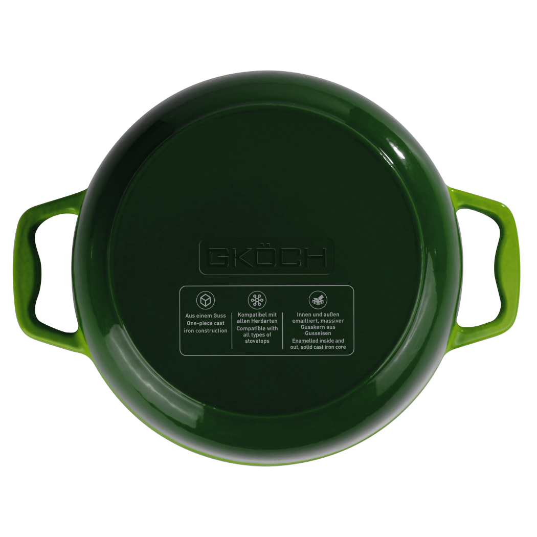 Gusseisen-Schmortopf Green (7) (Custom)