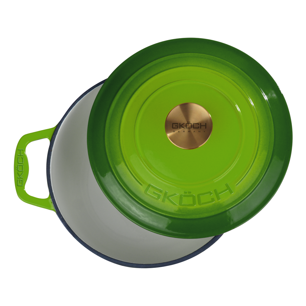 Gusseisen-Schmortopf Green (9) (Custom)