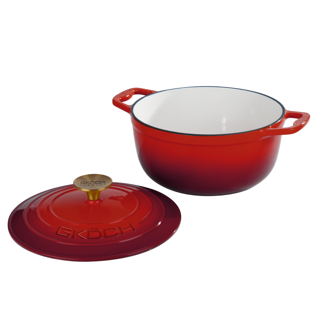 Gusseisen-Schmortopf RED (11) (Custom)