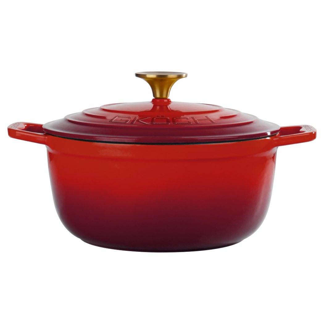 Gusseisen-Schmortopf RED (2) (Custom)