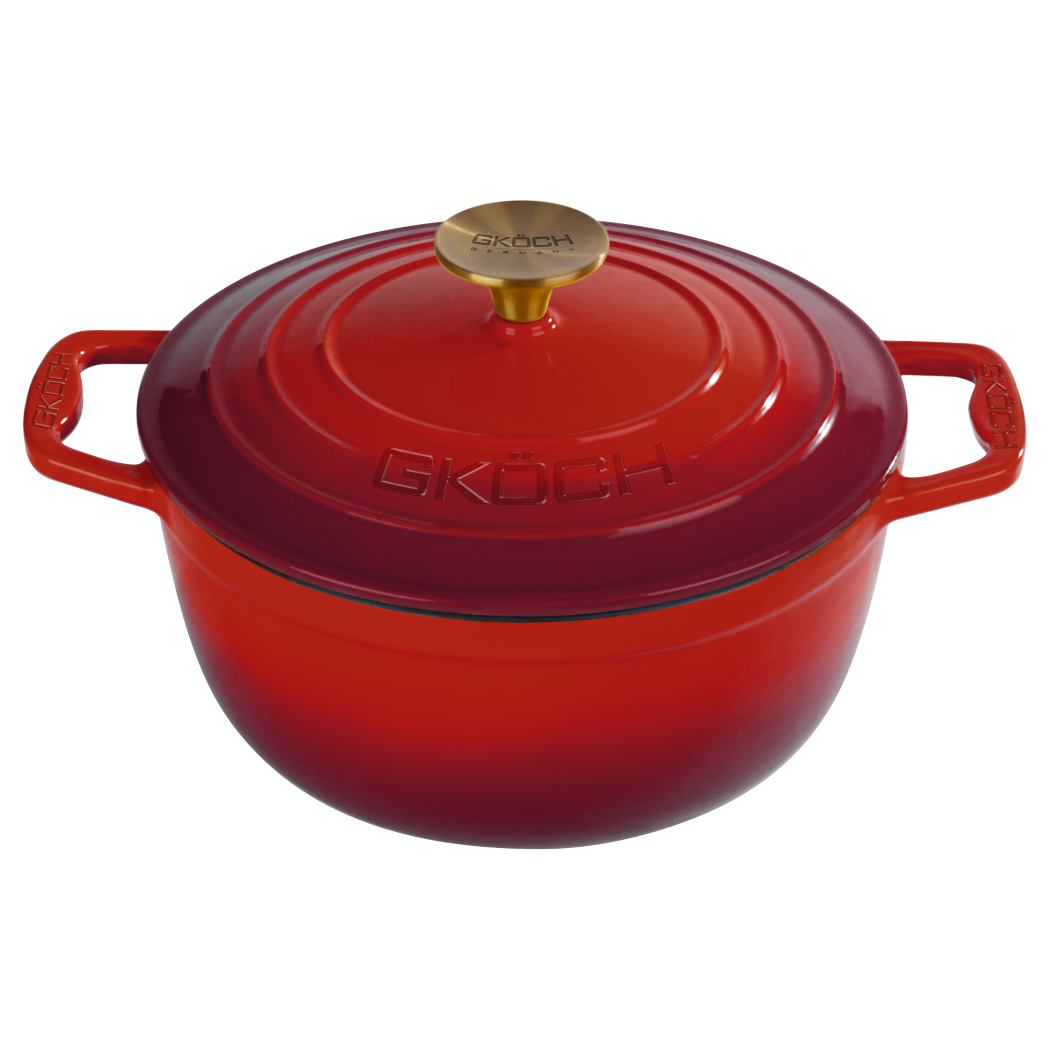 Gusseisen-Schmortopf RED (3) (Custom)