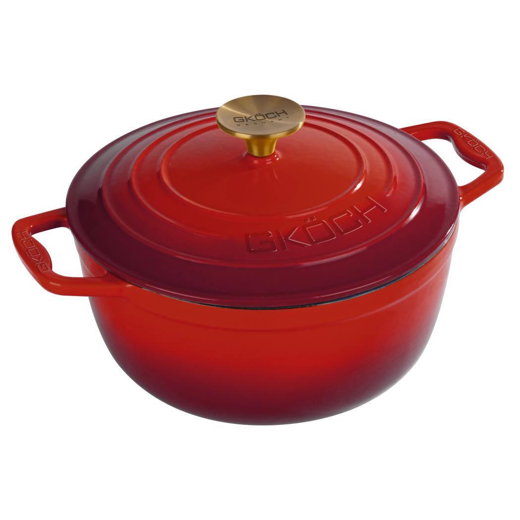Gusseisen-Schmortopf RED (4) (Custom)
