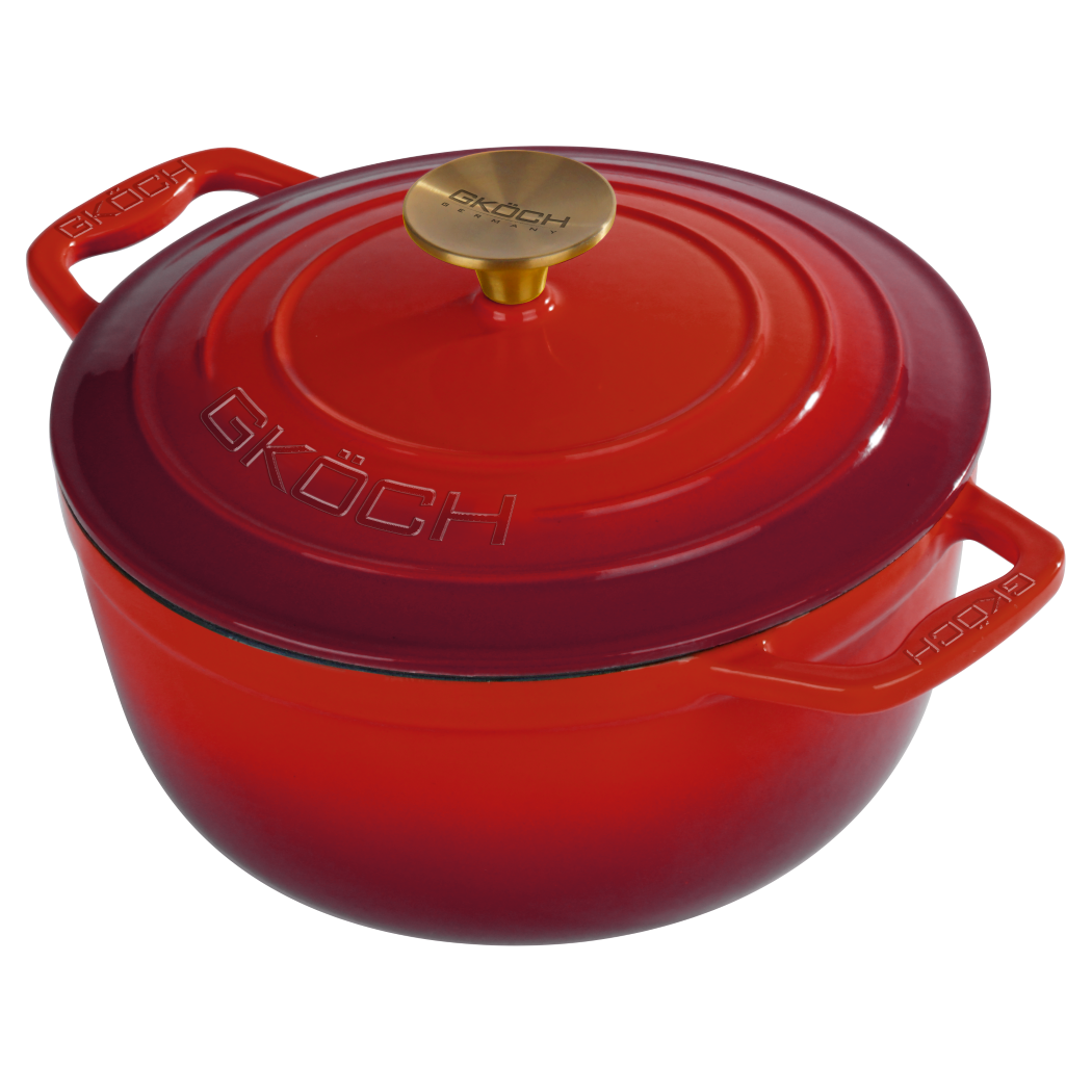 Gusseisen-Schmortopf RED (5) (Custom)
