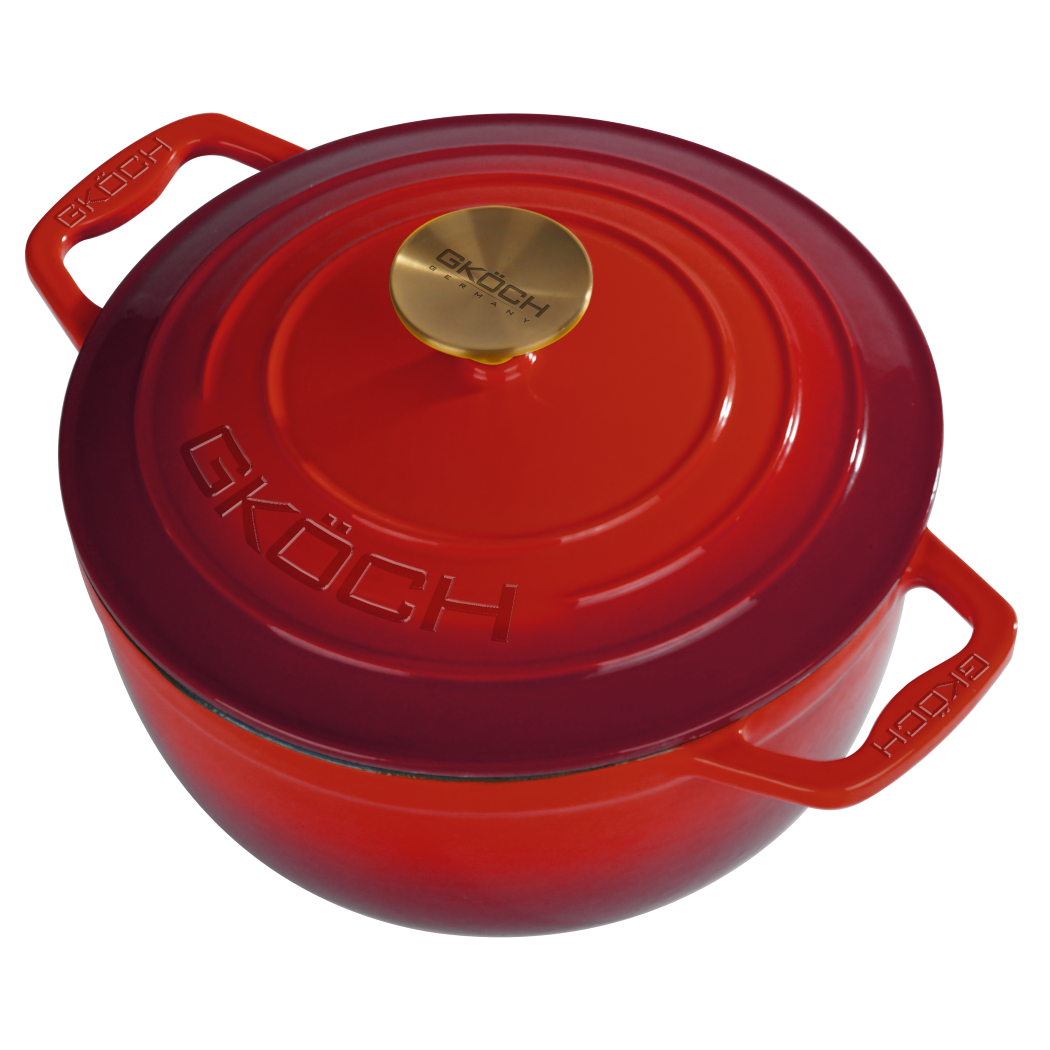 Gusseisen-Schmortopf RED (6) (Custom)