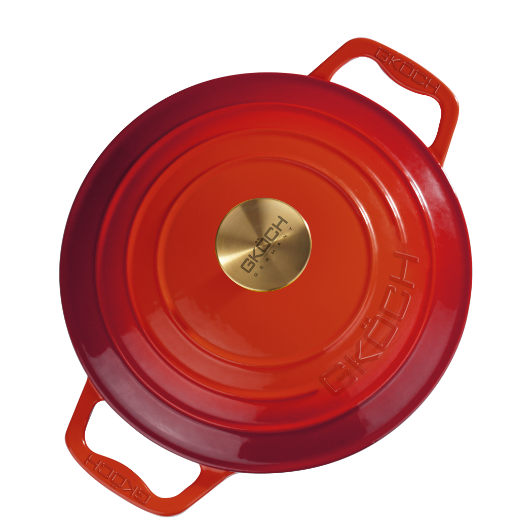 Gusseisen-Schmortopf RED (9) (Custom)
