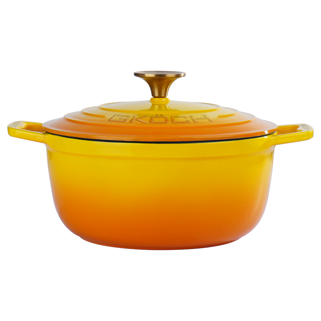 Gusseisen-Schmortopf Yello (2) (Custom)