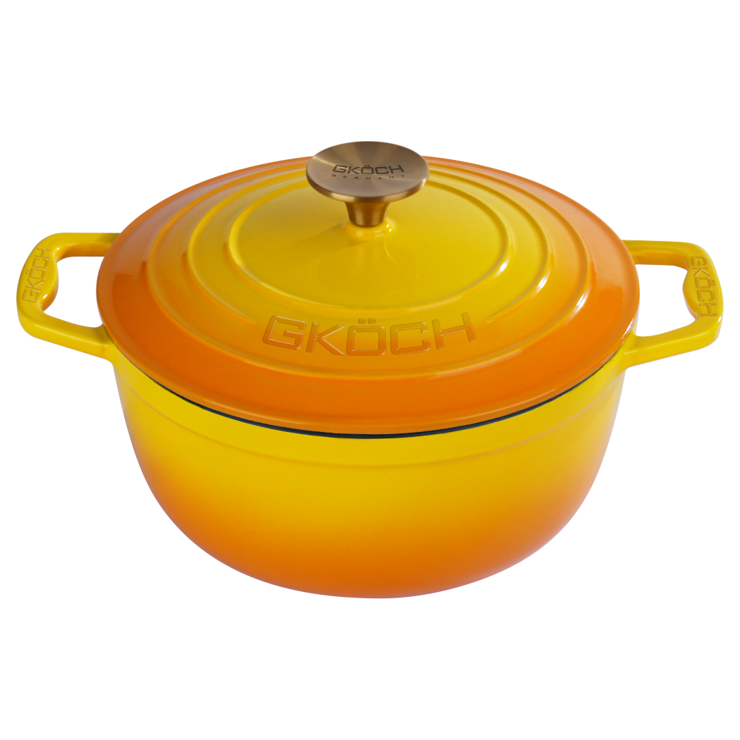 Gusseisen-Schmortopf Yello (3) (Custom)
