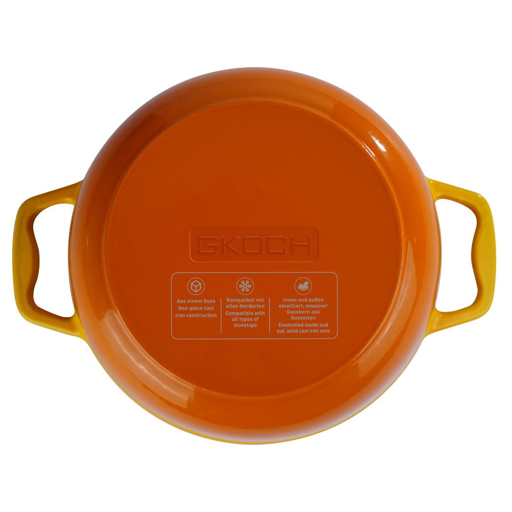 Gusseisen-Schmortopf Yello (8) (Custom)